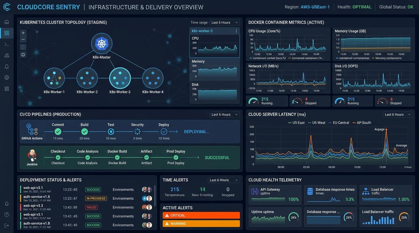 Cloud Infrastructure & CI/CD - DevOps & Cloud case study preview