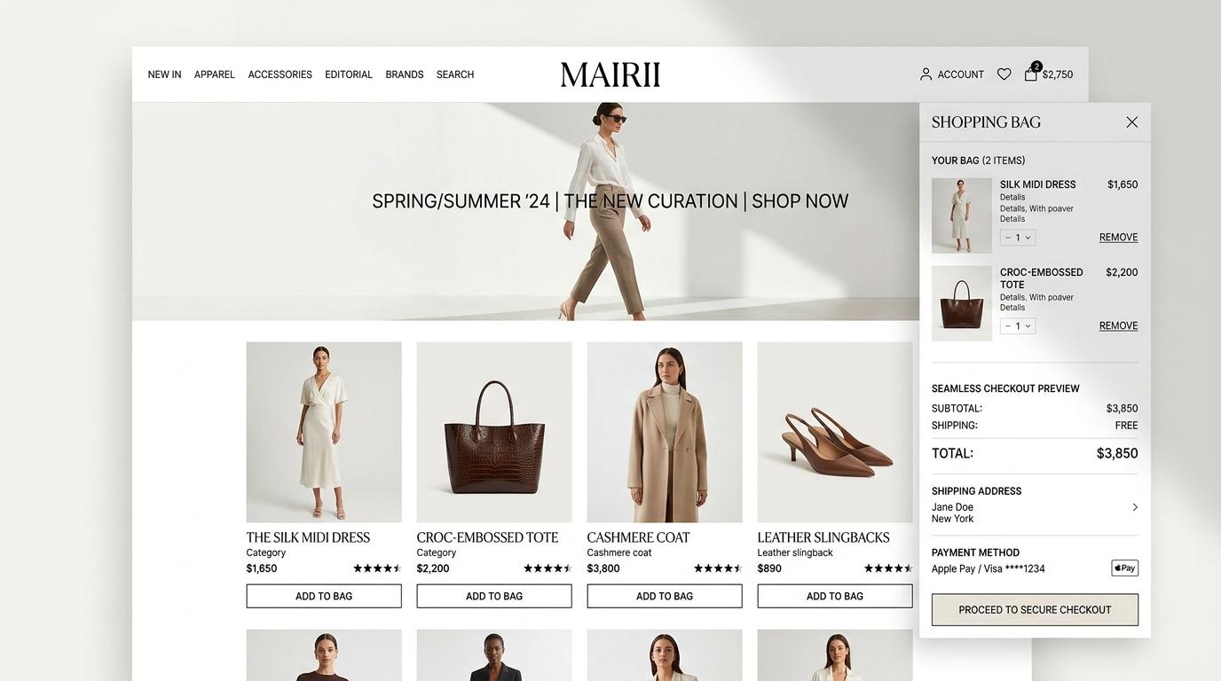 MAIRII - E-Commerce case study preview